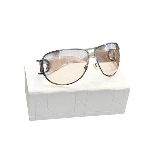 Christian Dior Precoll Vintage CD Logo Shield Sunglasses - Picture 4 of 6